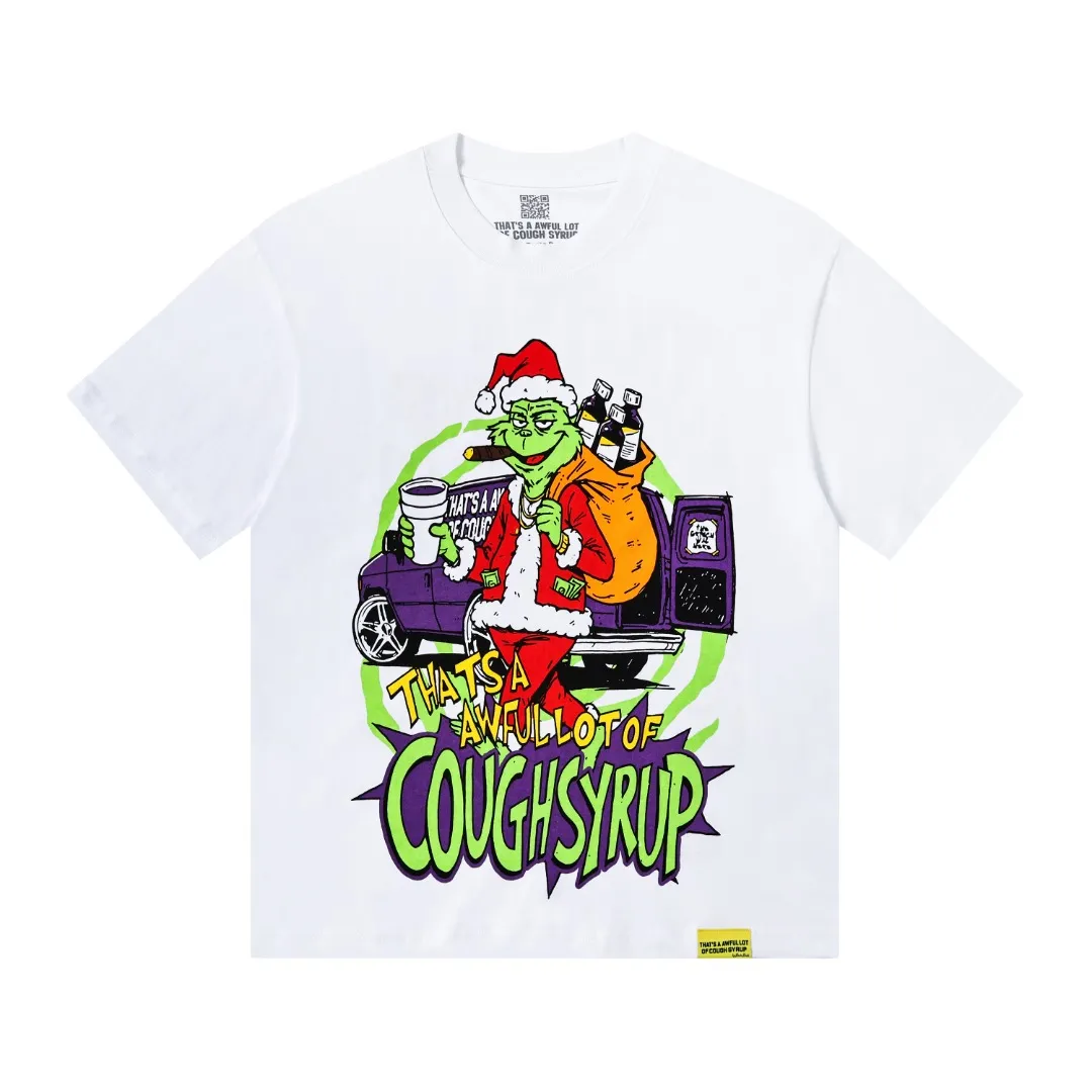 # / ｜ THAT'S A AWFUL LOT OF COUGH SYRUP In Stock T （fabric):32 Sizes（size）：S-M L X L （colour）： / 👉